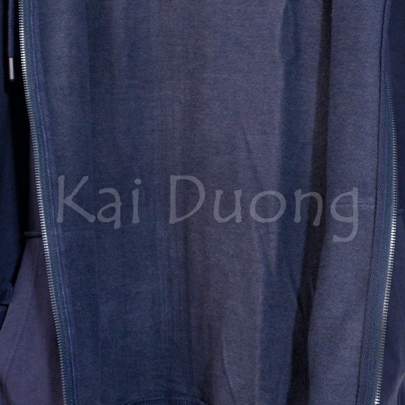 Eddie Bauer‎ Mens brushed fleece Zip hoodie in Blue M L XL XXL . - Picture 3 of 6